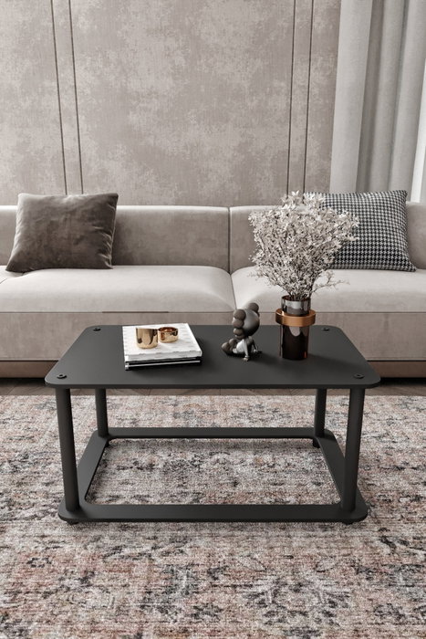 Hanah Home Mesa de Centro Hole Rect - Black Hanah Home Mesa de Centro Hole Rect - Black